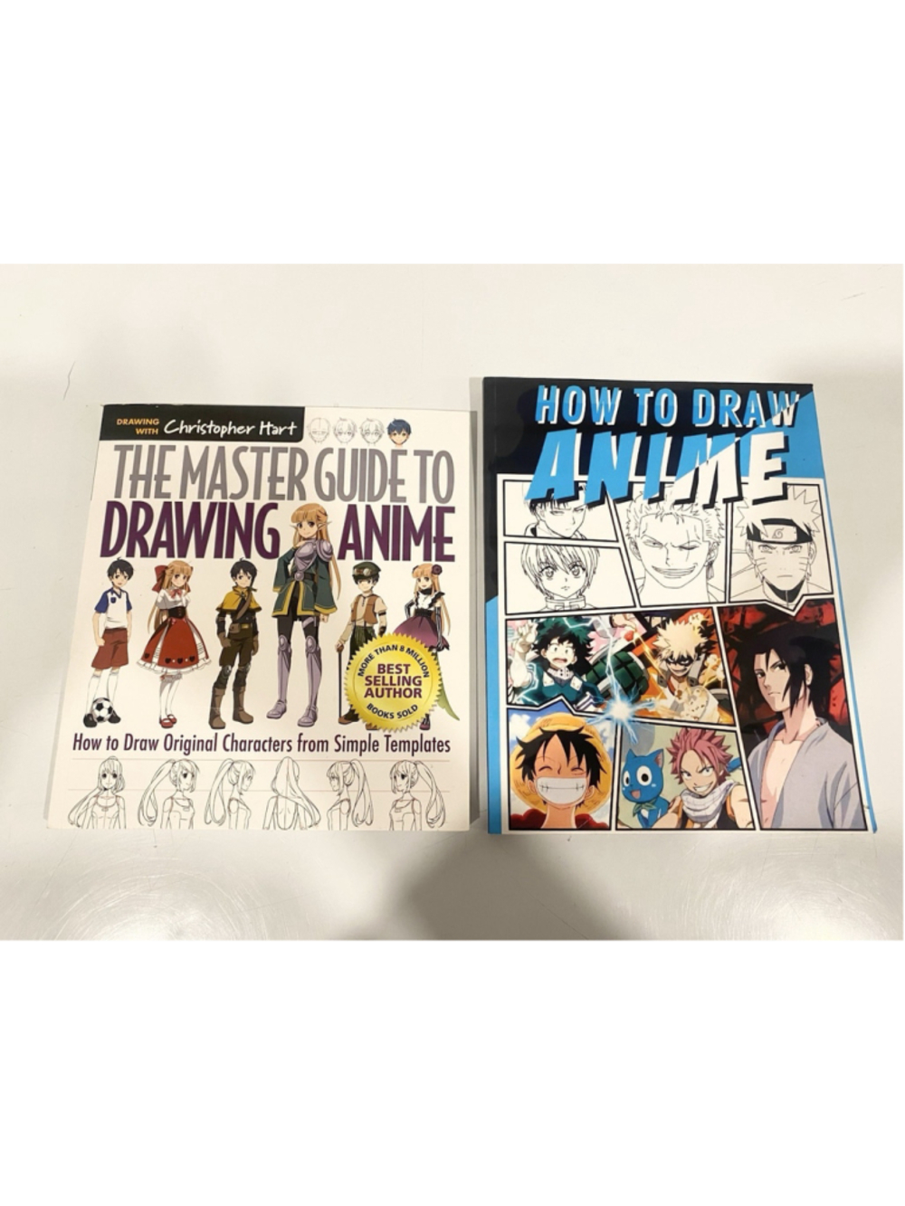 How to Draw Anime Manga Art Books Lot of 2 Christopher Hart Step by Step
